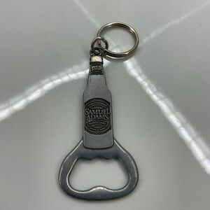 Sam Adams Samuel Adams Light Pewter Bottle Opener Keychain 4.5”